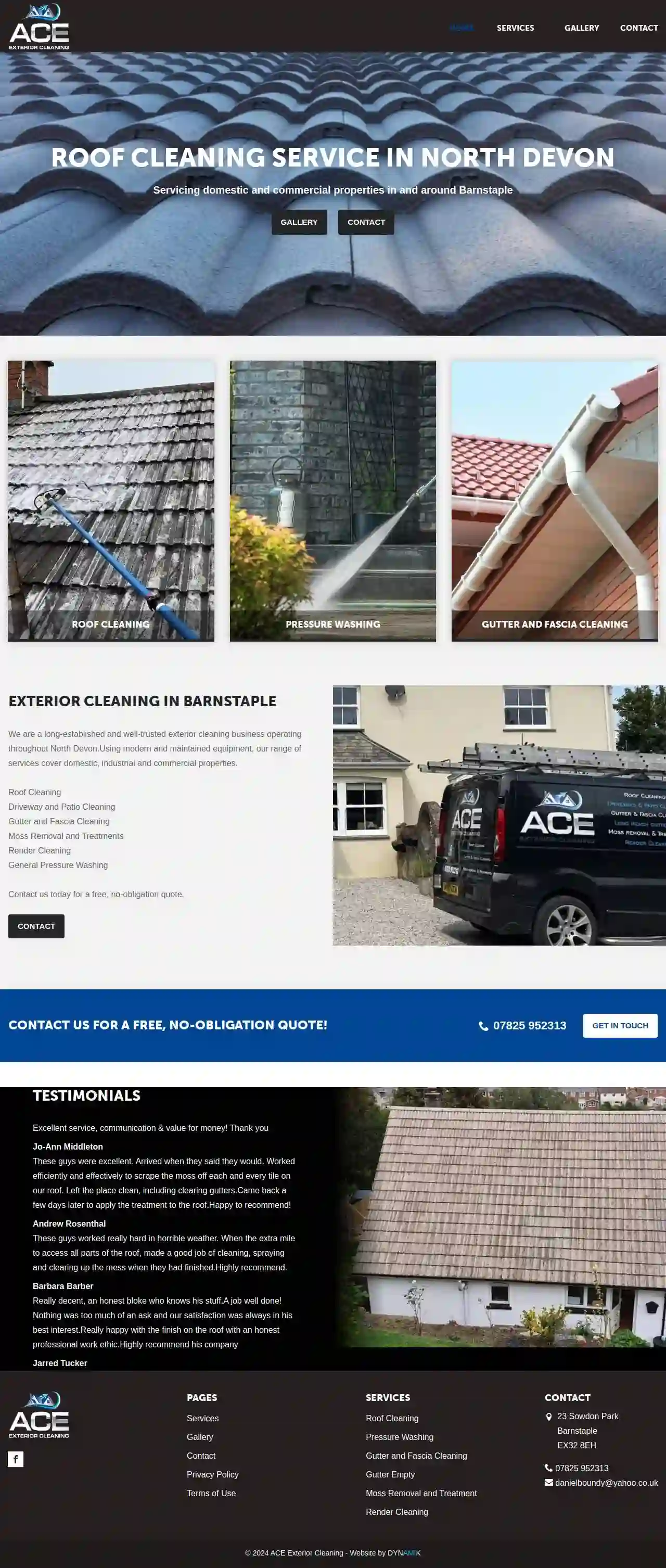 ACE Exterior cleaning