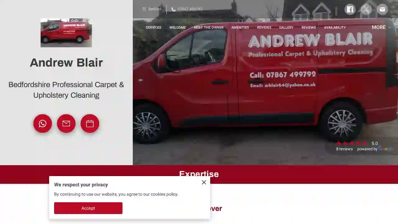 Andrew Blair Professional Carpet and Upholstery Cleaning