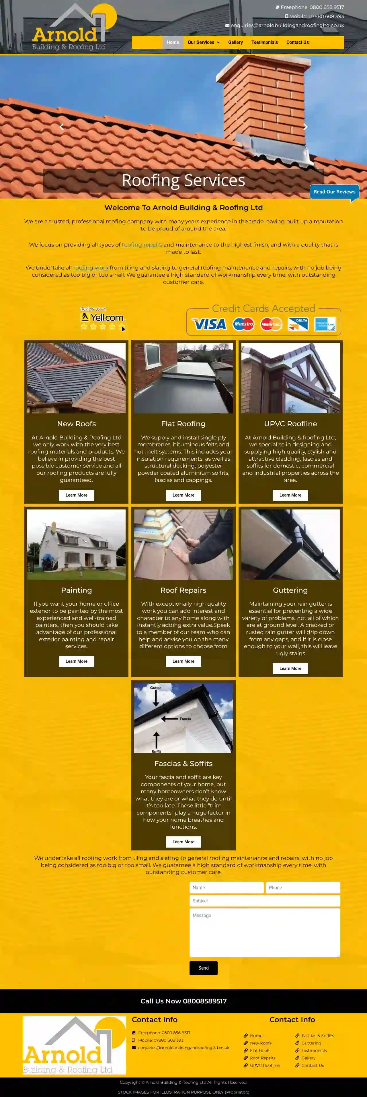 Arnold Building and Roofing Ltd