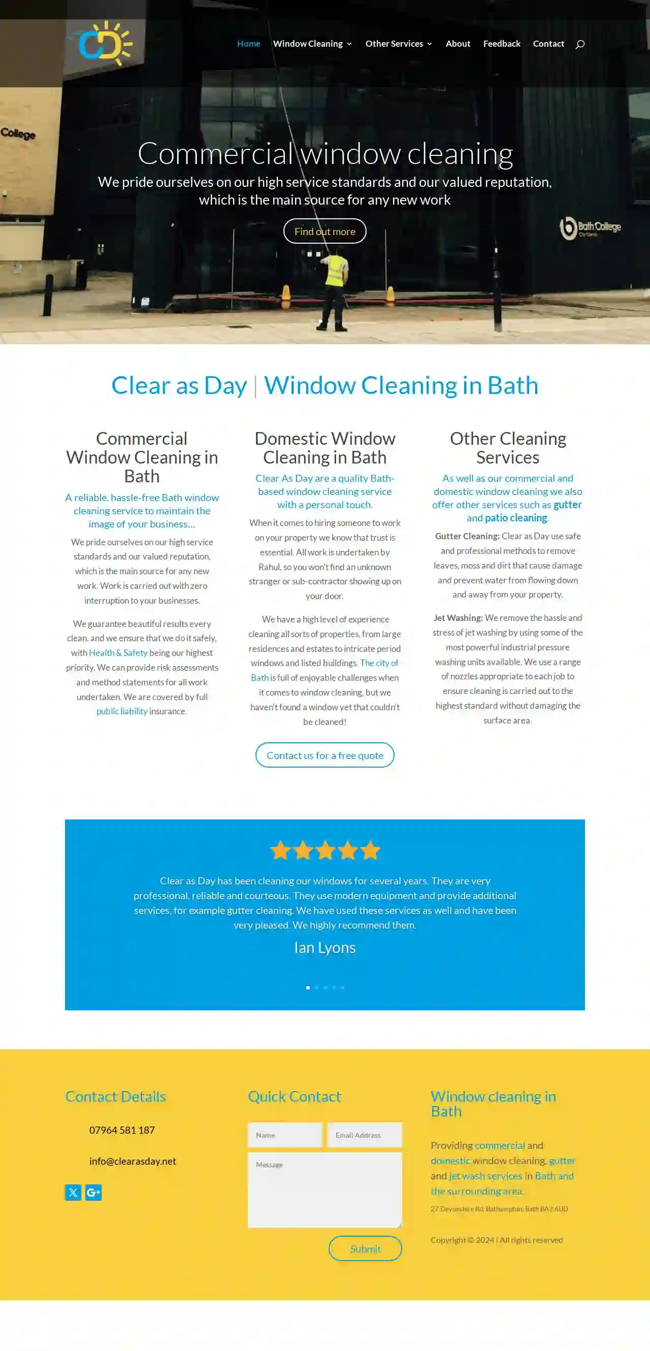 Clear As Day Window Cleaning