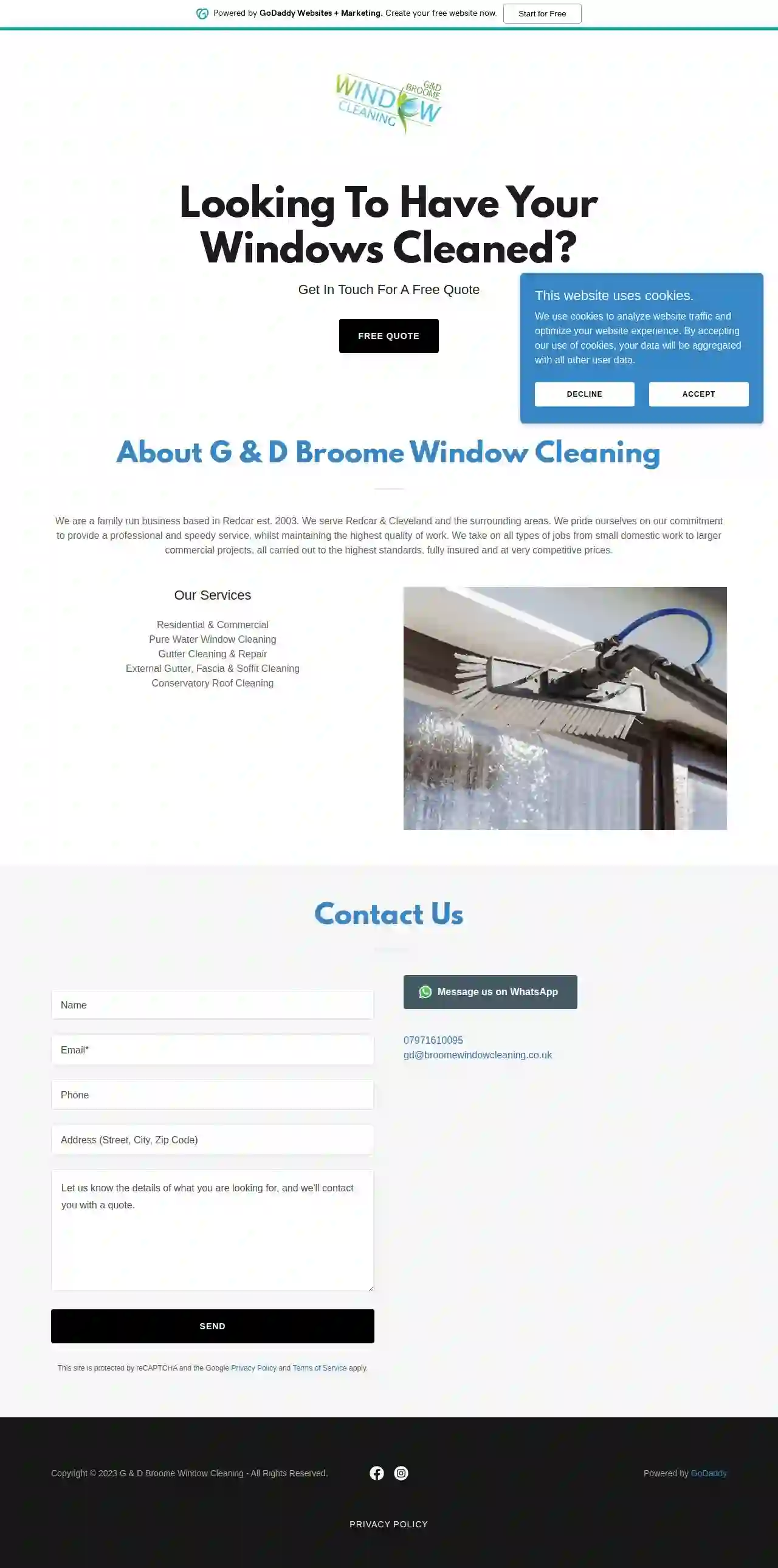 G & D Broome Window Cleaning