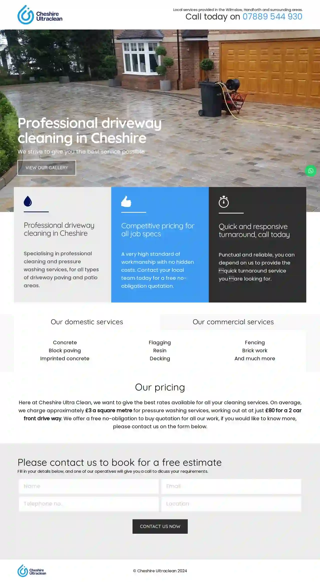 Cheshire ultra clean driveway & gutter cleaning