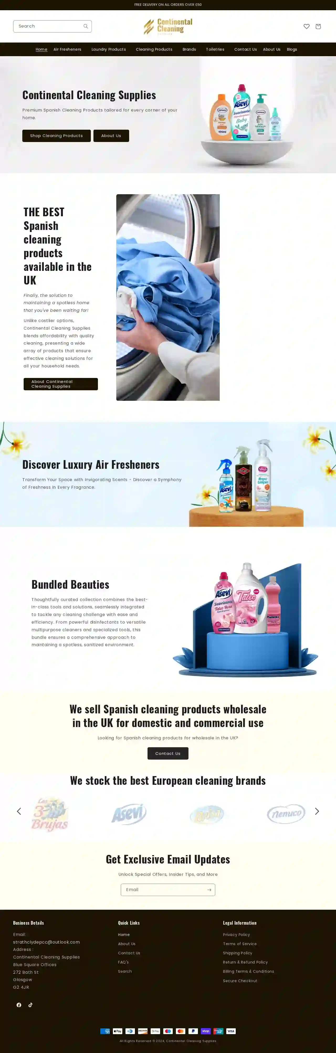 continental cleaning supplies