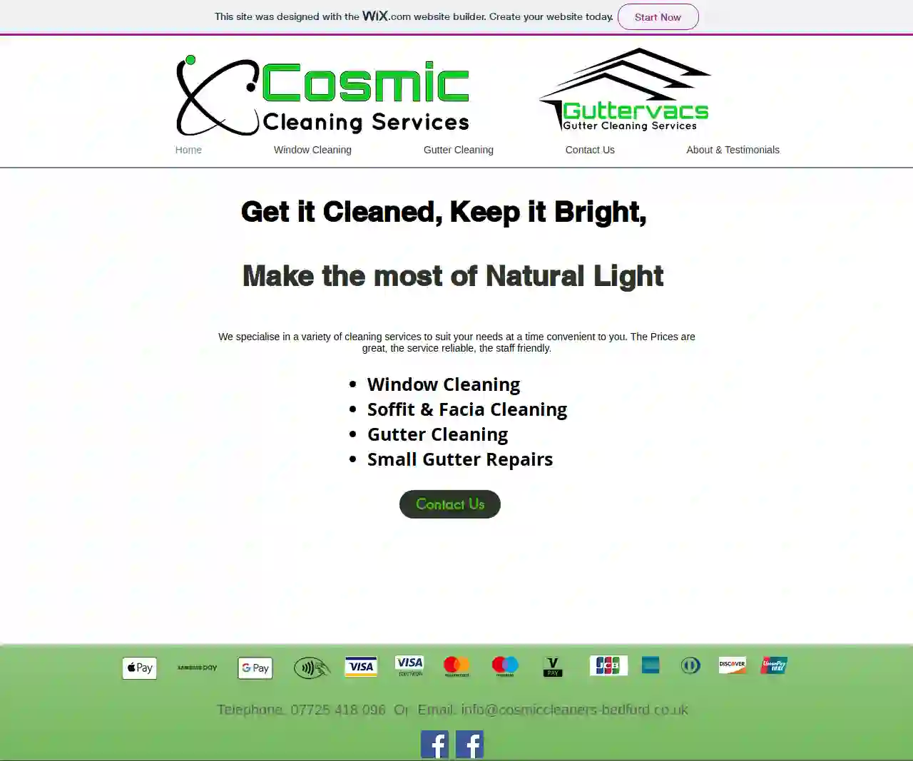 Cosmic Cleaning