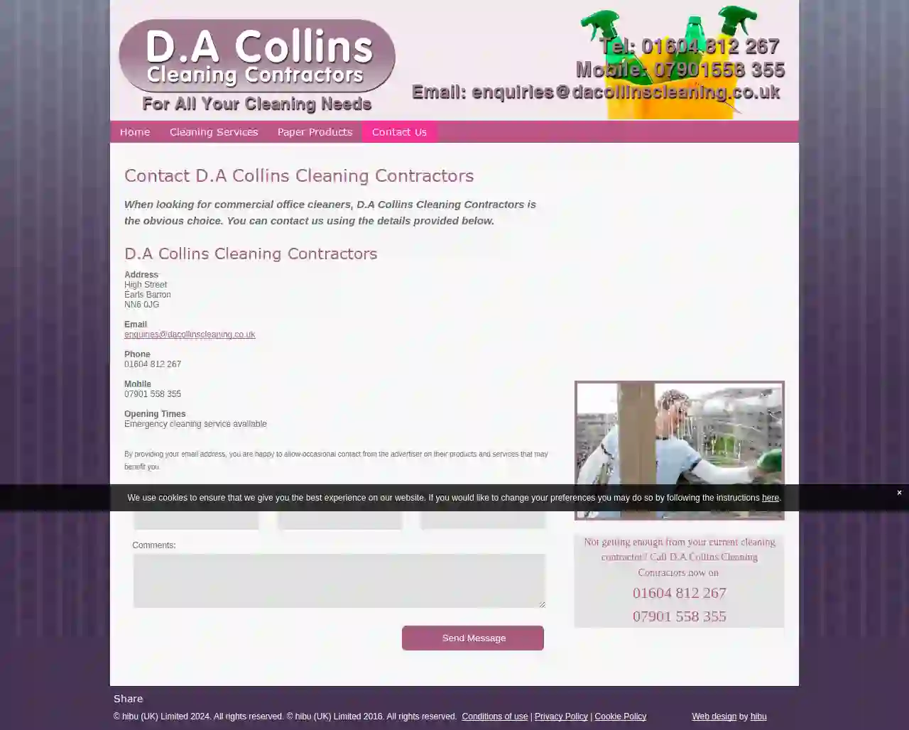 D.A Collins Cleaning Contractors