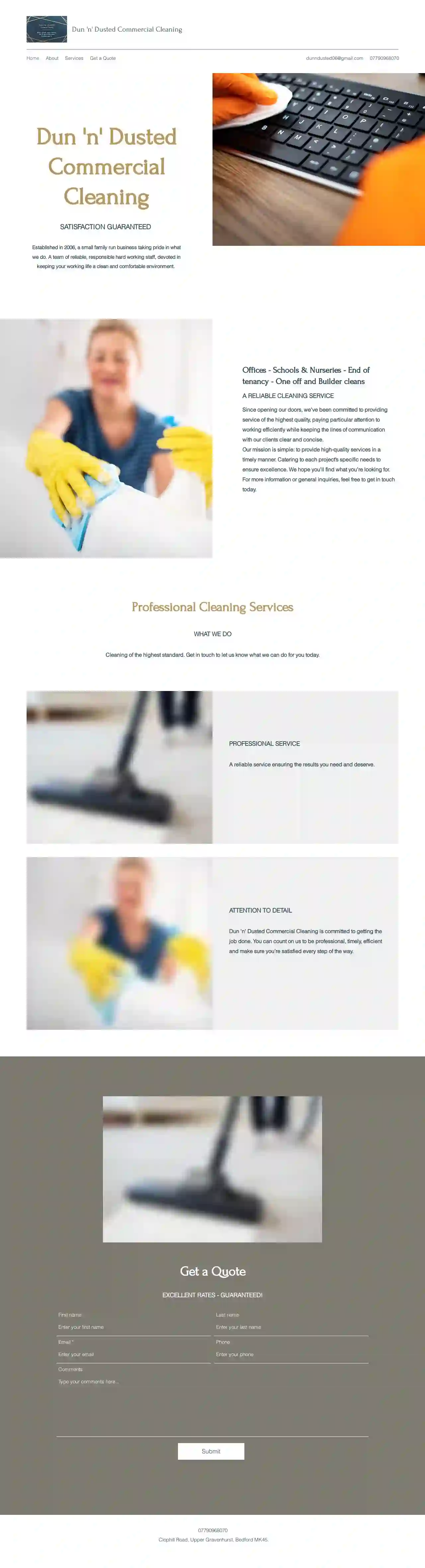 Dun 'n' Dusted Commercial Cleaning