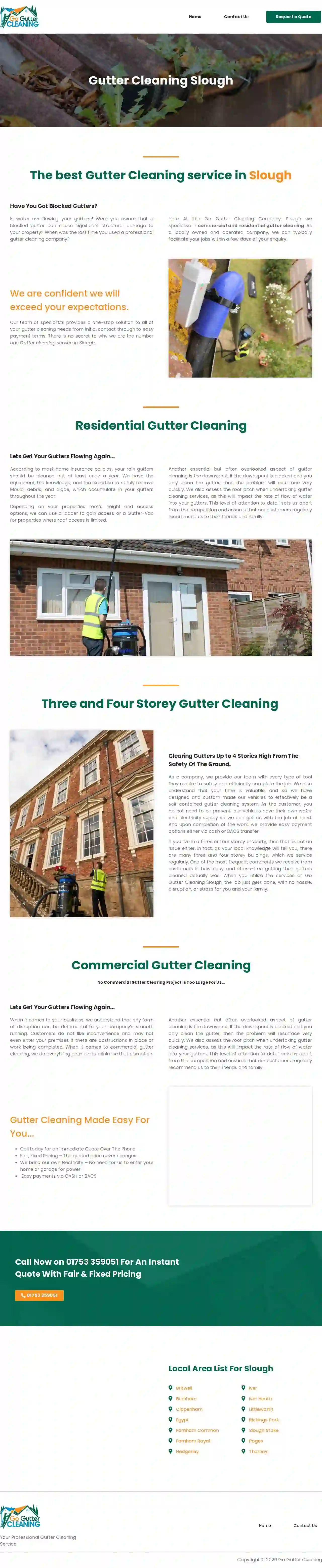 Gutter Cleaning Slough