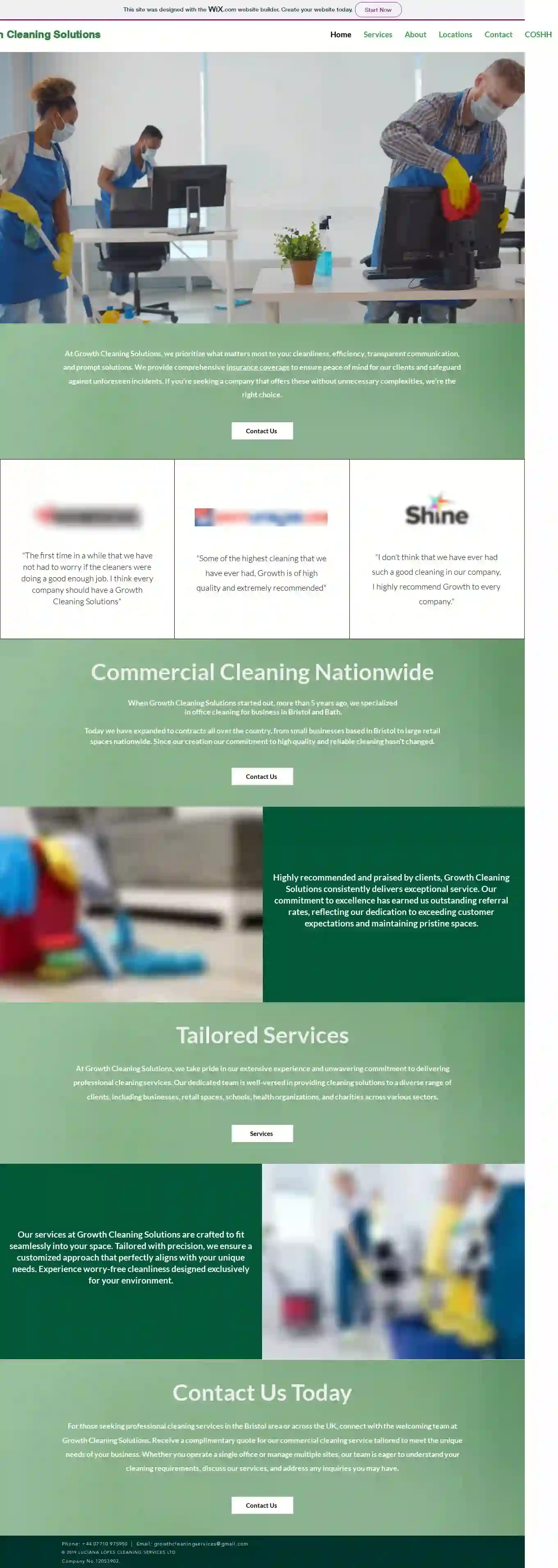 Growth Cleaning Solutions