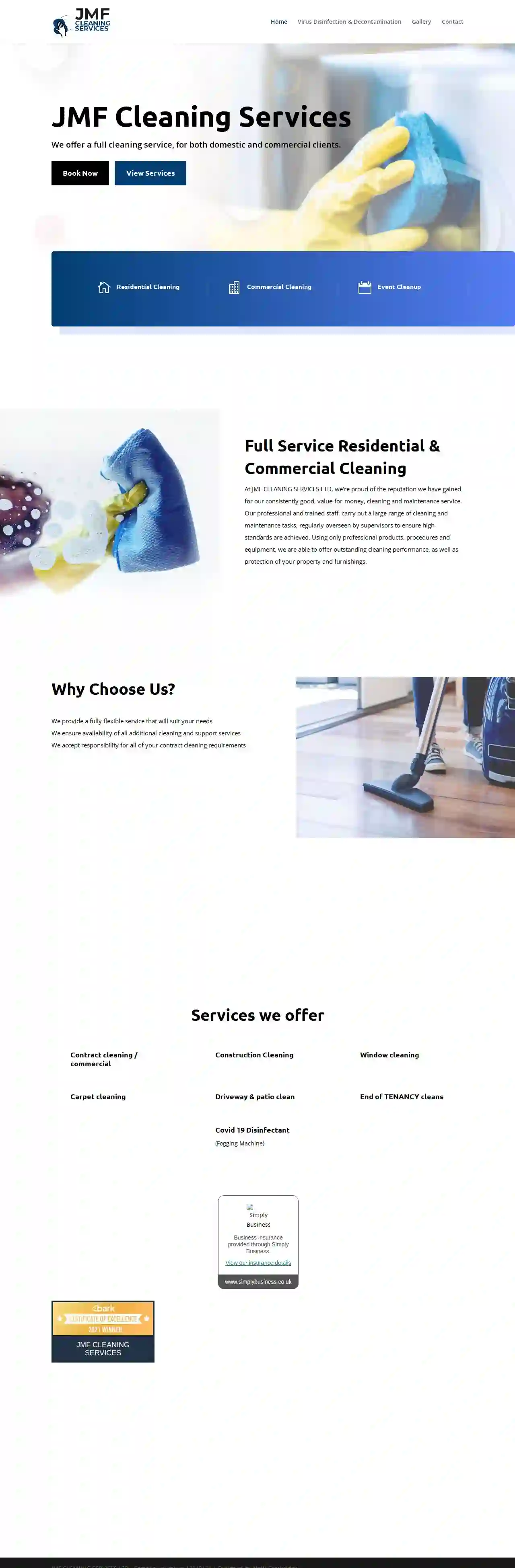 JMF CLEANING SERVICES LTD