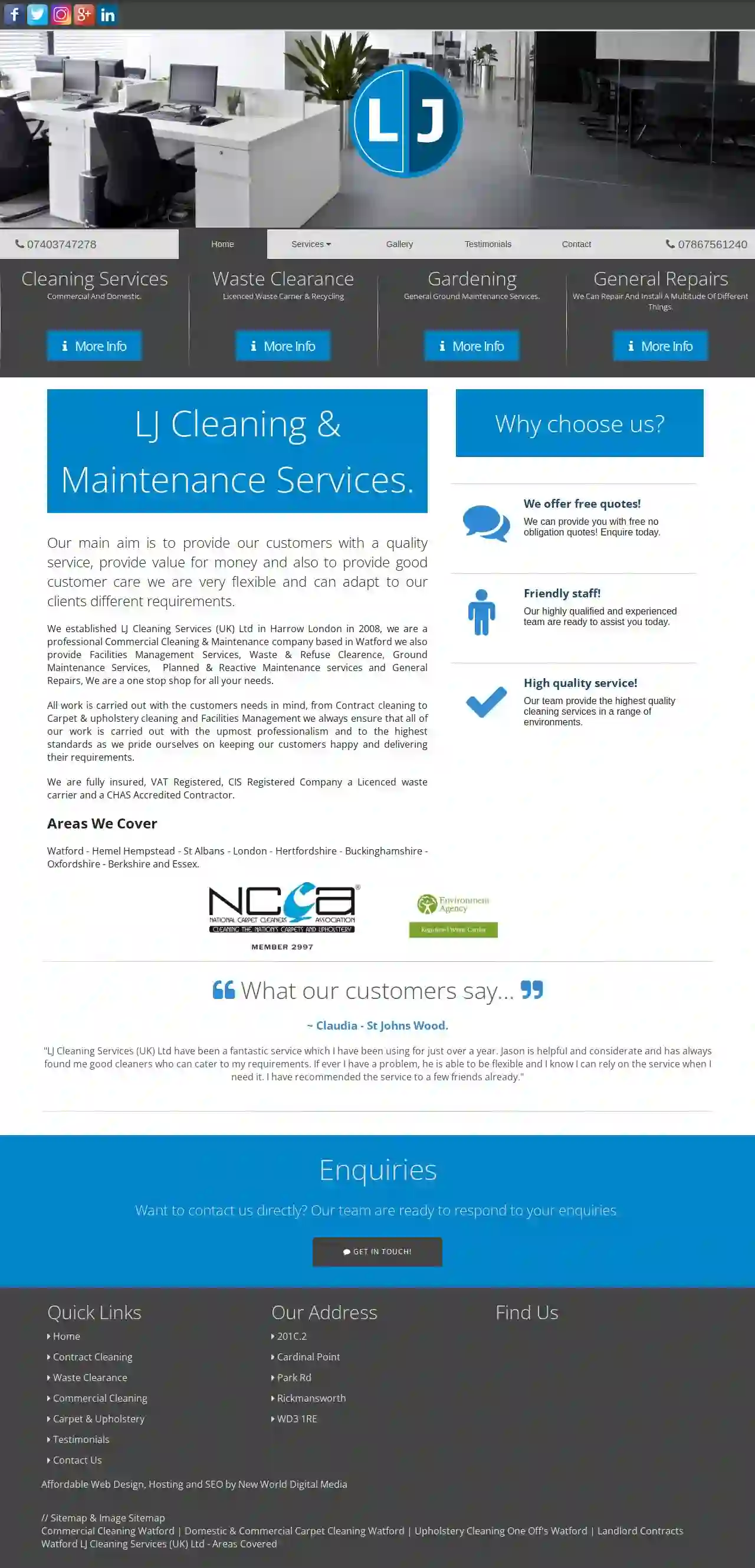 LJ Cleaning Services (UK) Ltd