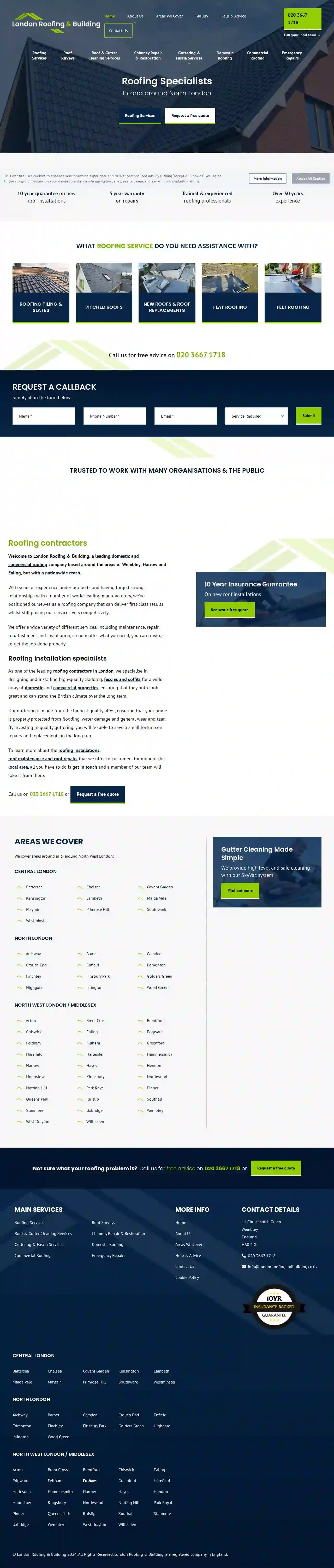 London roofing