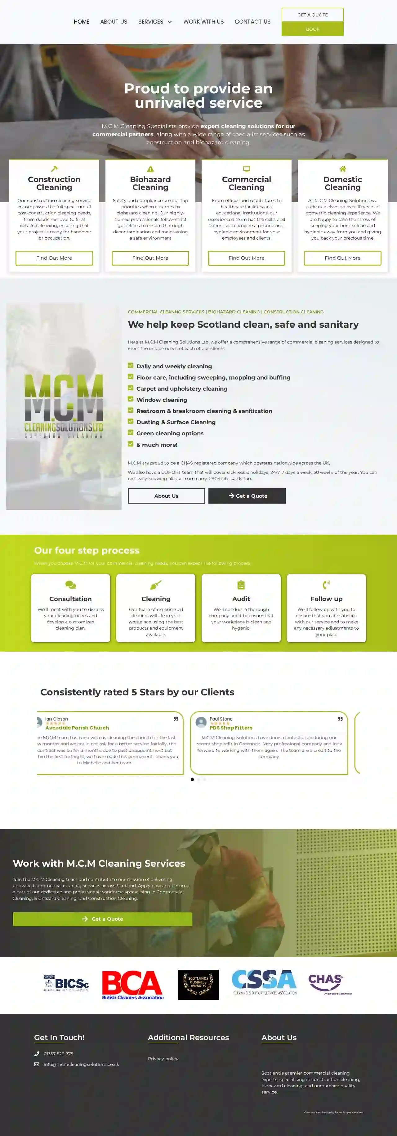 M.C.M CLEANING SOLUTIONS LTD