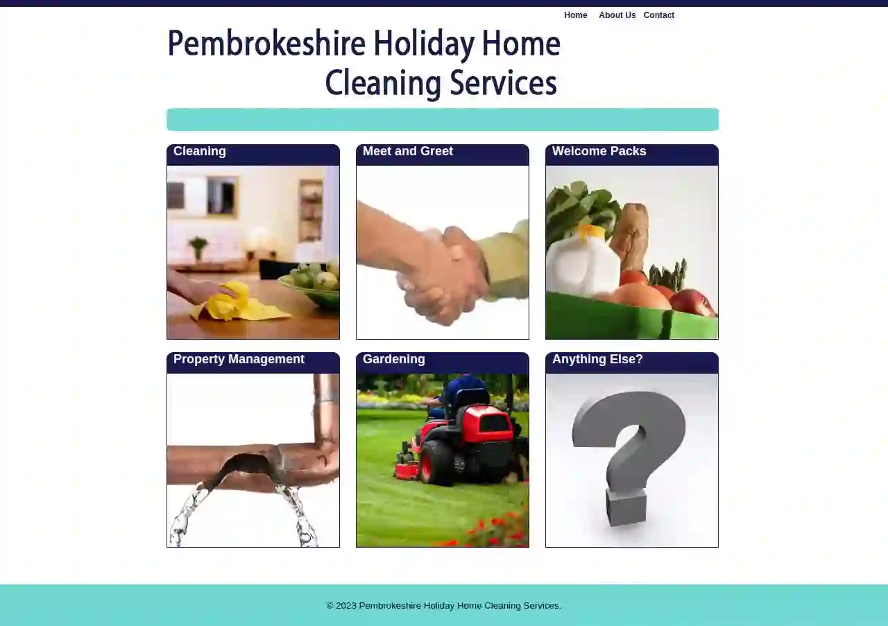 Pembrokeshire Holiday Home Cleaning Services