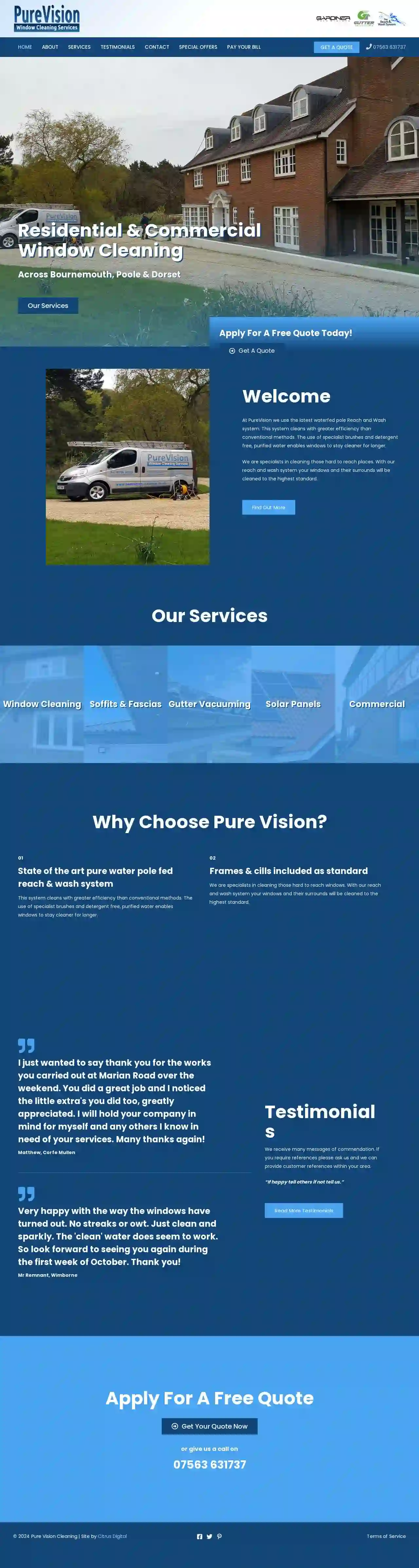 PureVision Window Cleaning Services