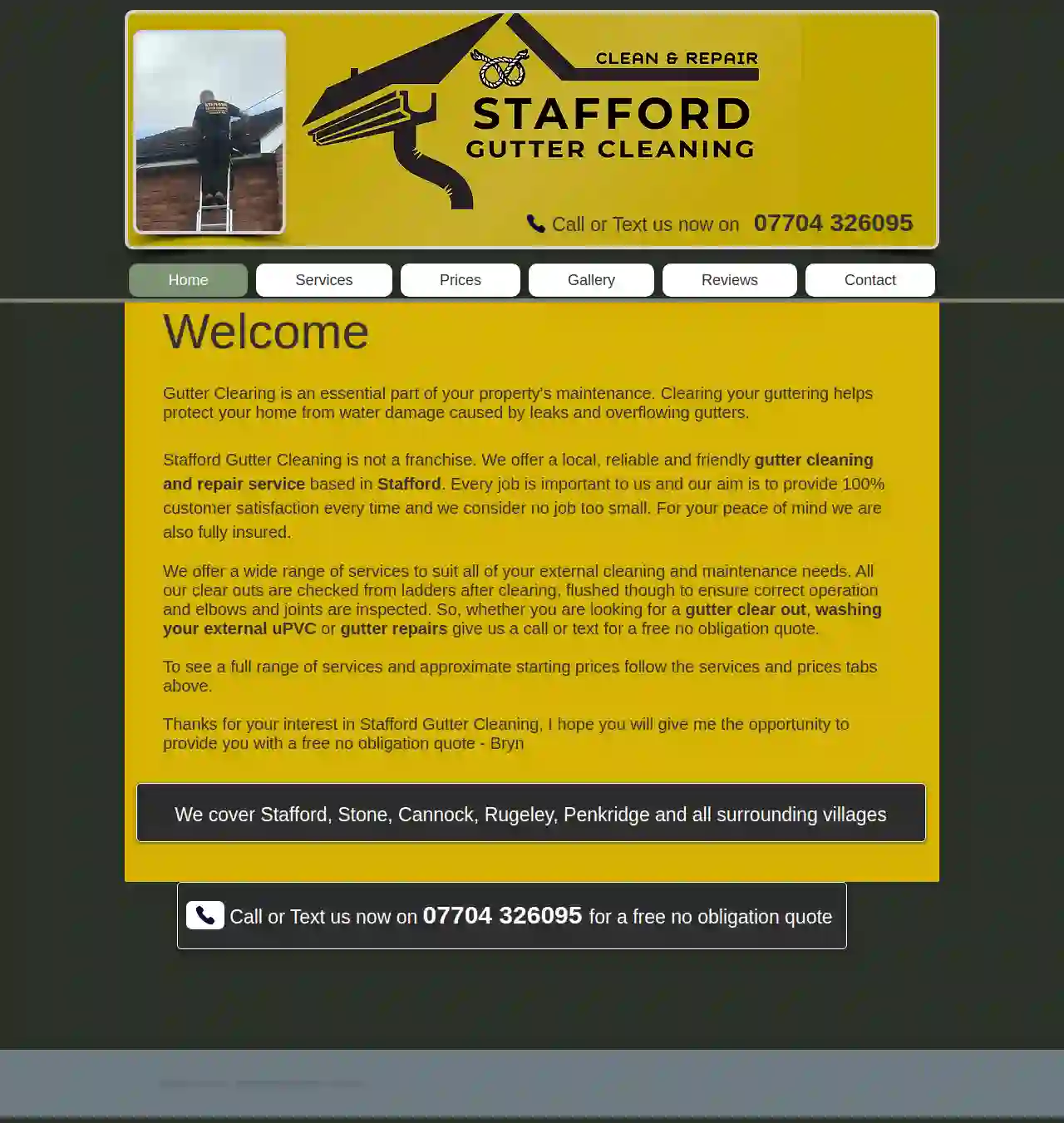 Stafford Gutter Cleaning