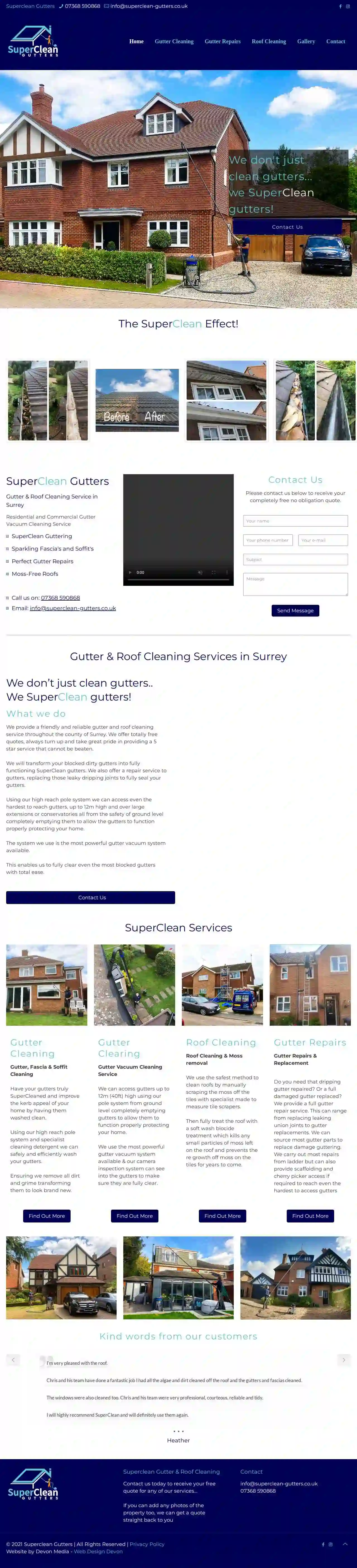 SuperClean Gutters