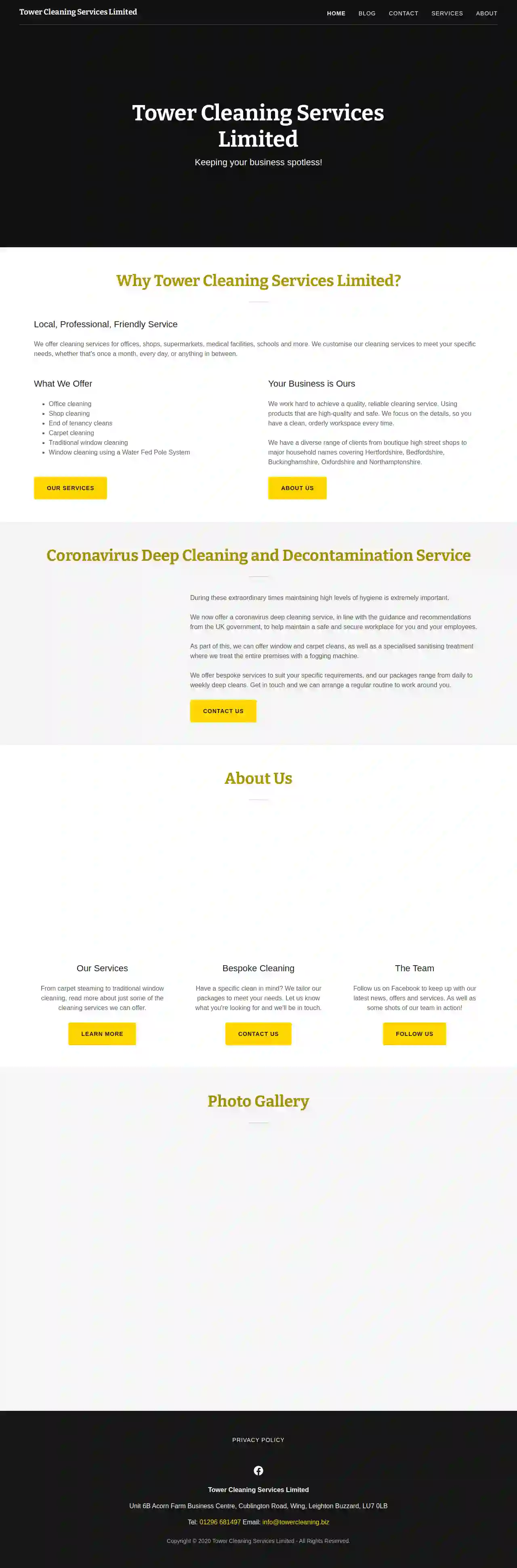 Tower Cleaning Services Ltd