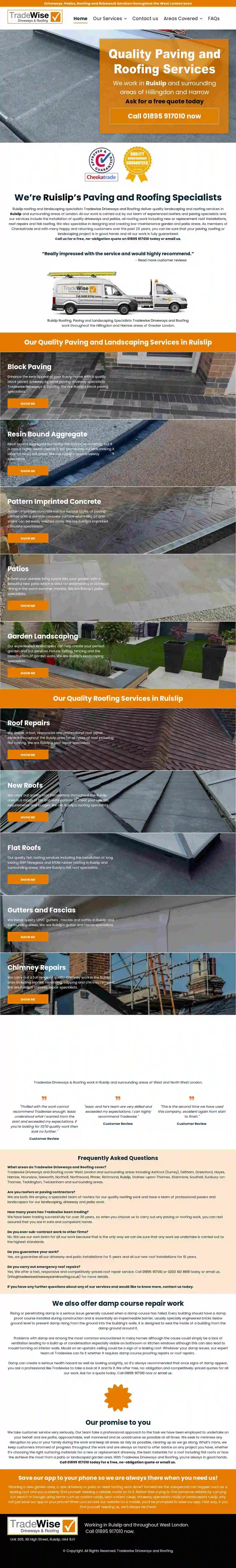 Tradewise Driveways And Roofing