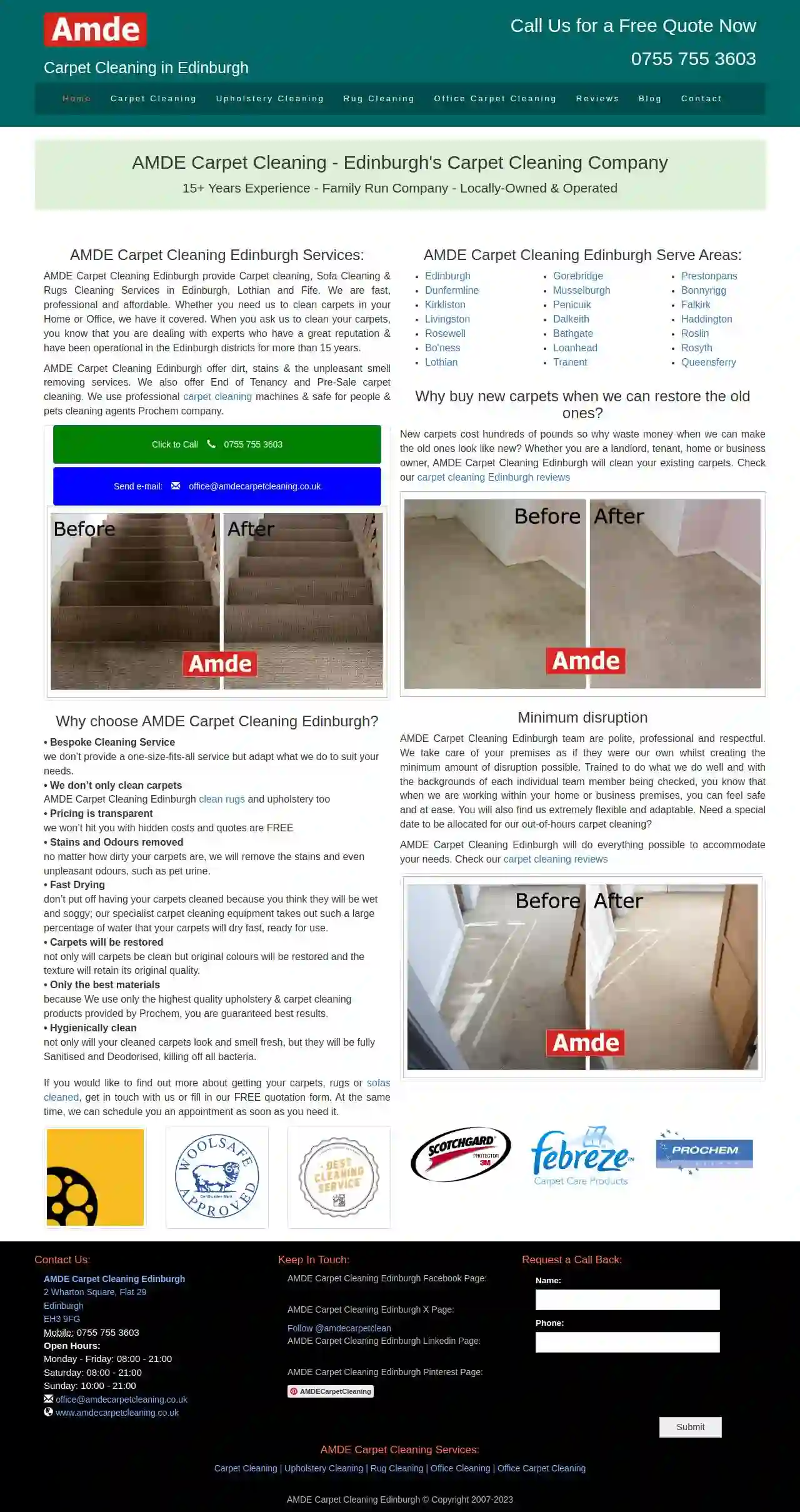 AMDE Carpet Cleaning Edinburgh
