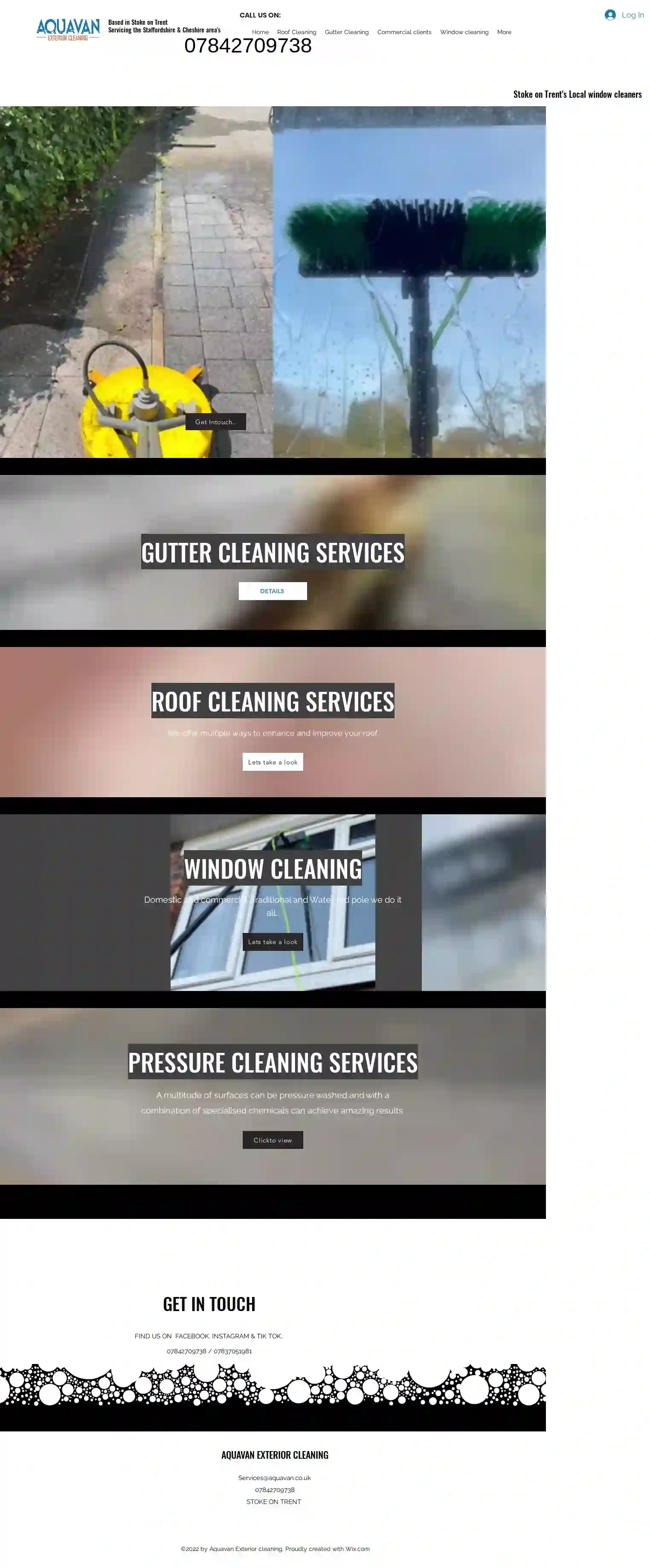 Aquavan Exterior Cleaning