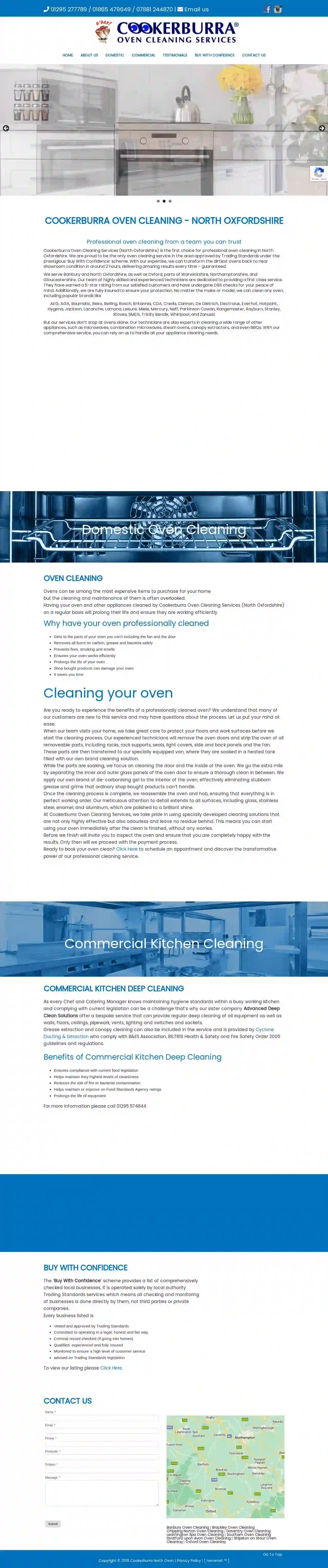 Banbury Oven Cleaning - By Cookerburra North Oxfordshire