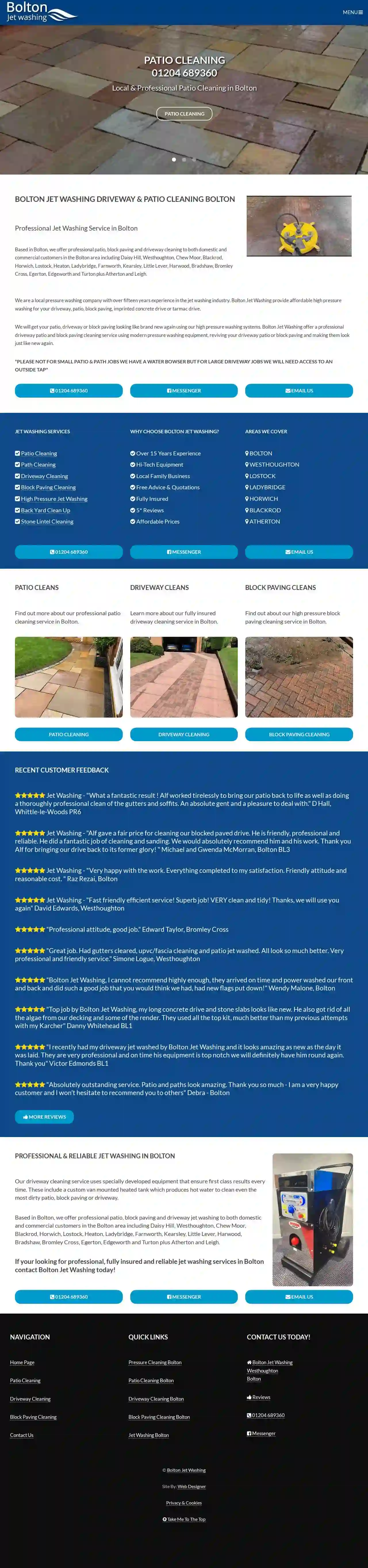 ☎️✅ Bolton Jet Washing | Driveway cleaning | Patio Cleaning | Bolton Area