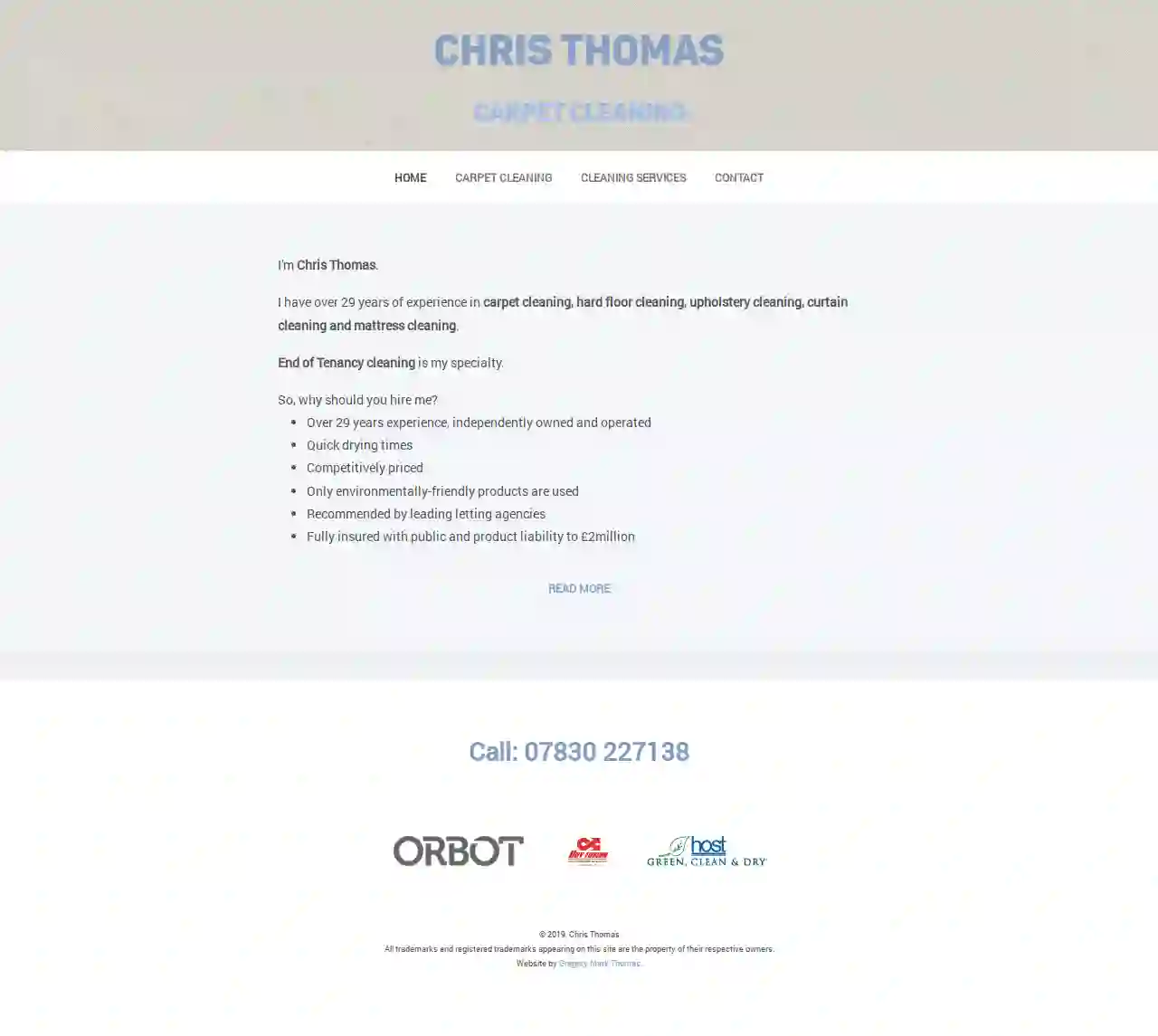 Chris Thomas Professional Cleaning