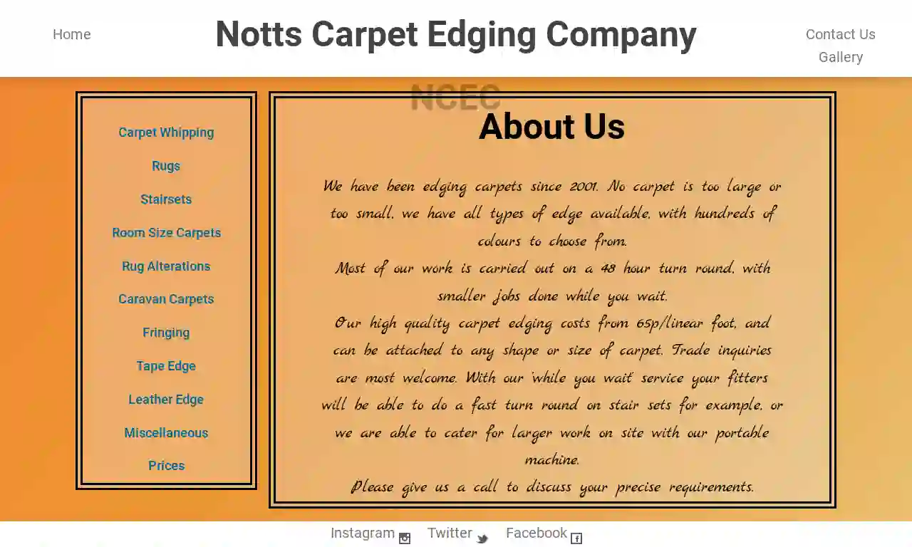 Notts Carpet Edging Company