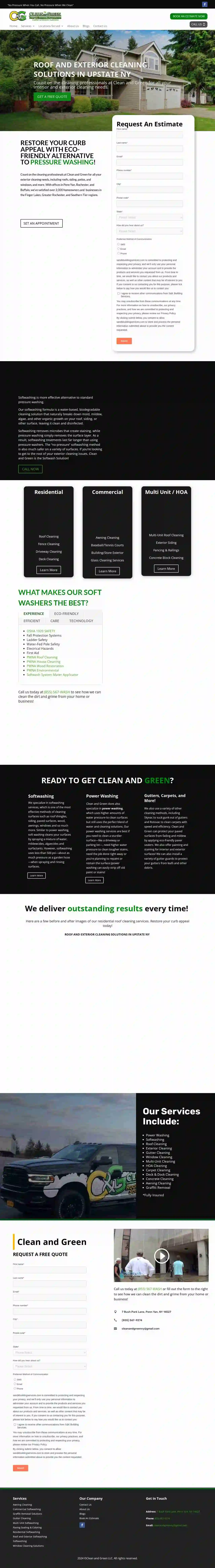 Clean and Green Softwash Solutions