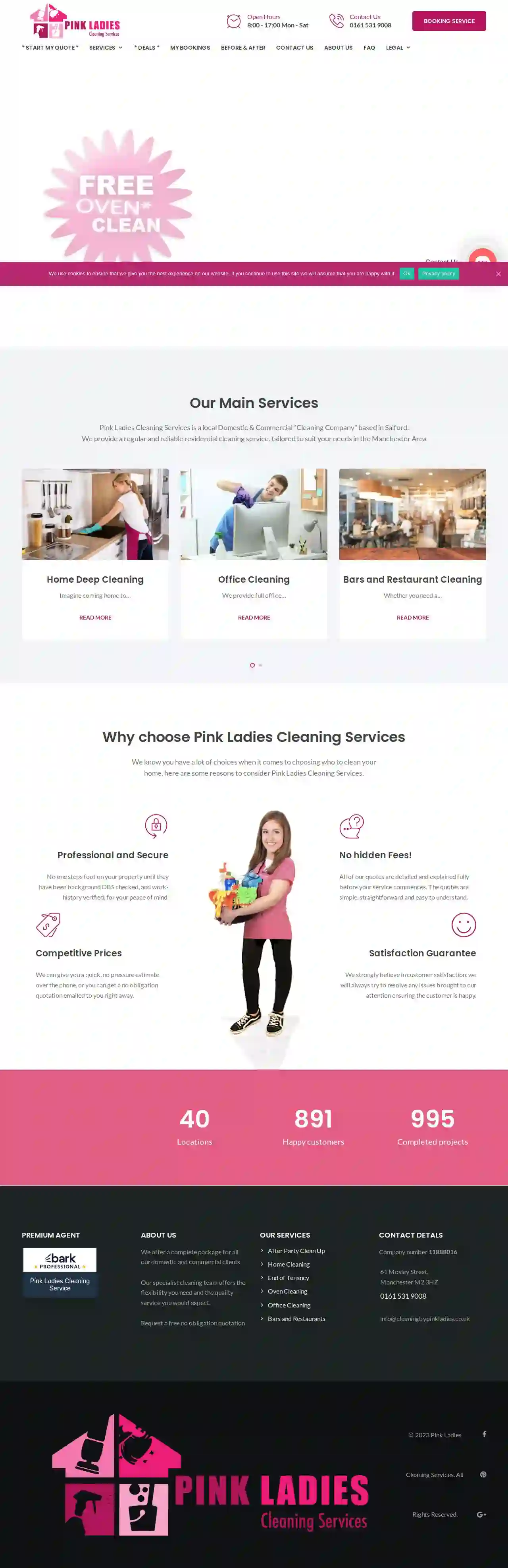 Pink Ladies Cleaning Services - MANCHESTER