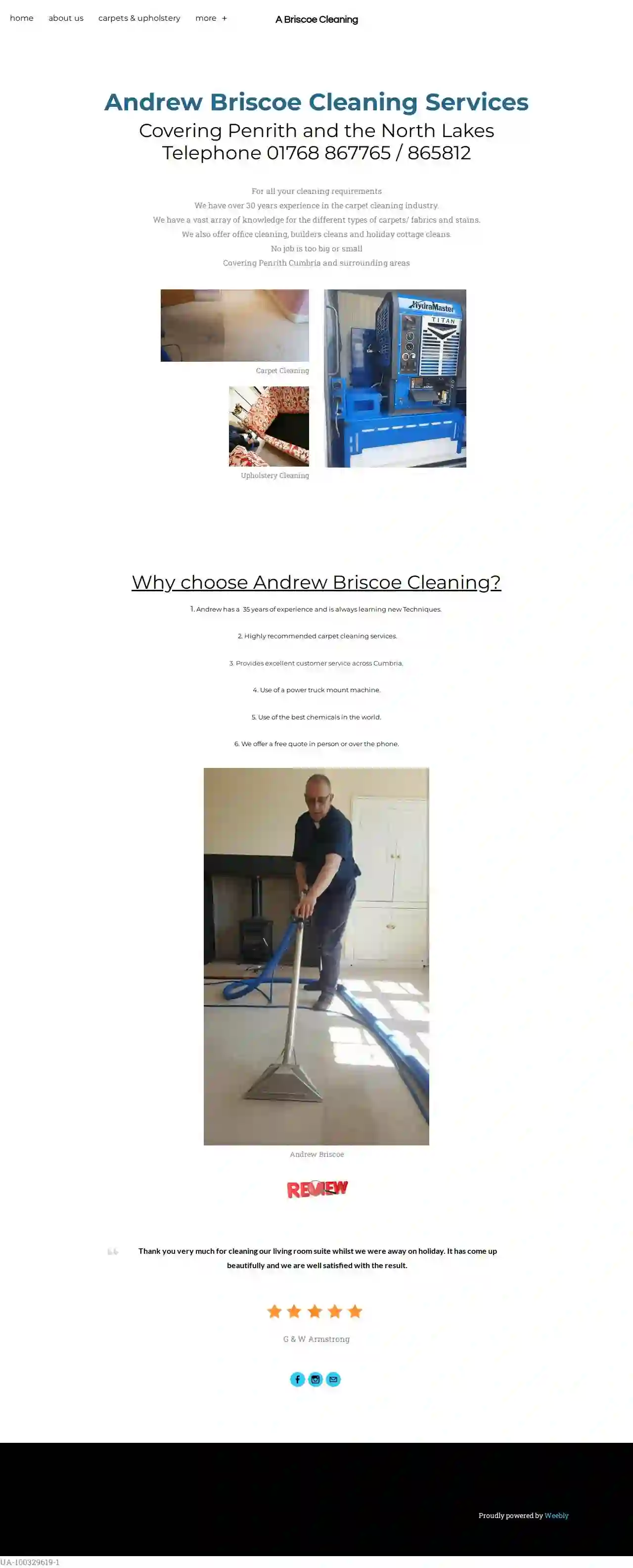 Andrew Briscoe Carpet and Upholstery Cleaning