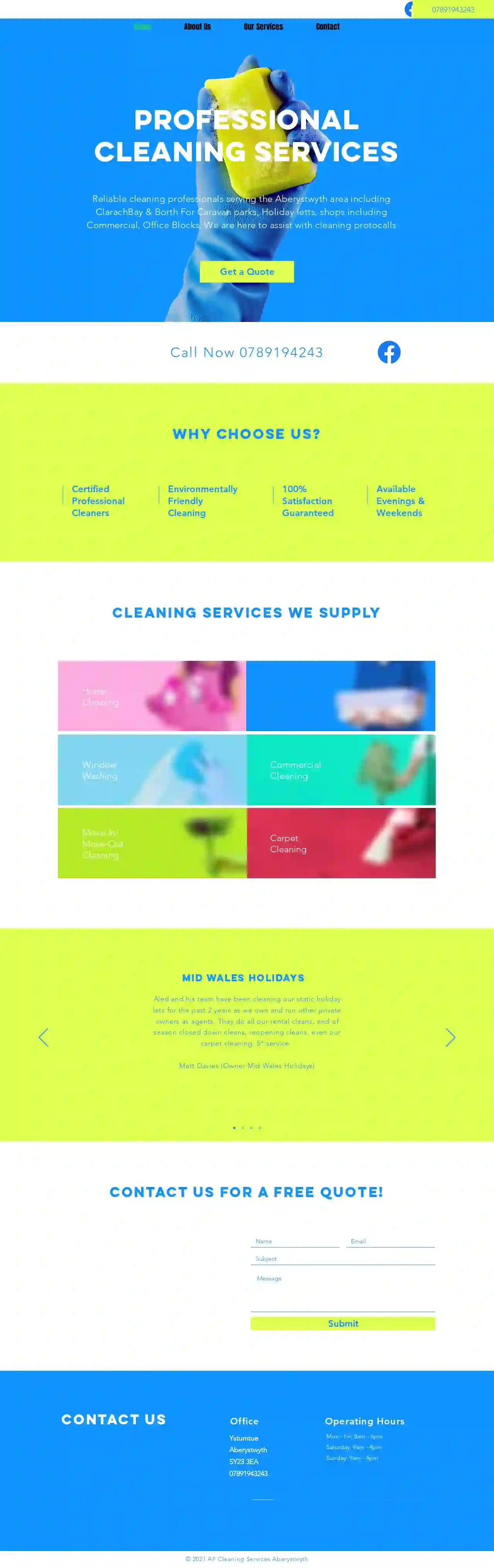 A P cleaning&service ltd