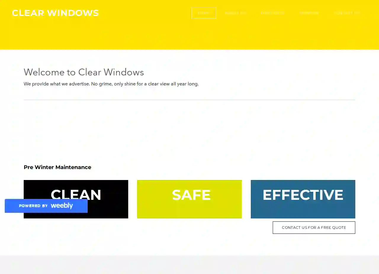 Clear Windows