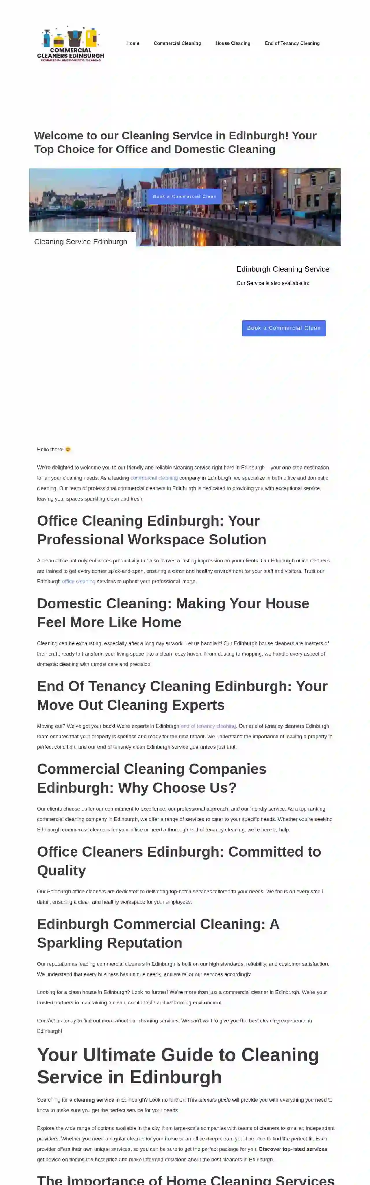 Commercial Cleaners Edinburgh