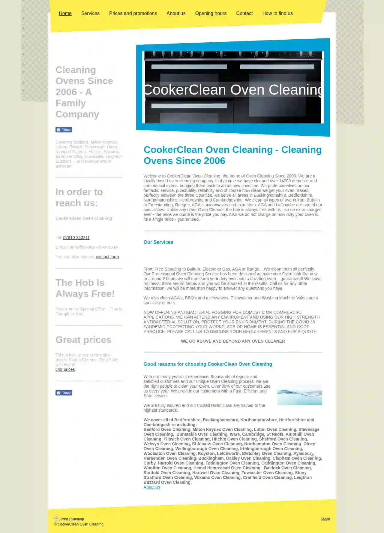 CookerClean Oven Cleaning