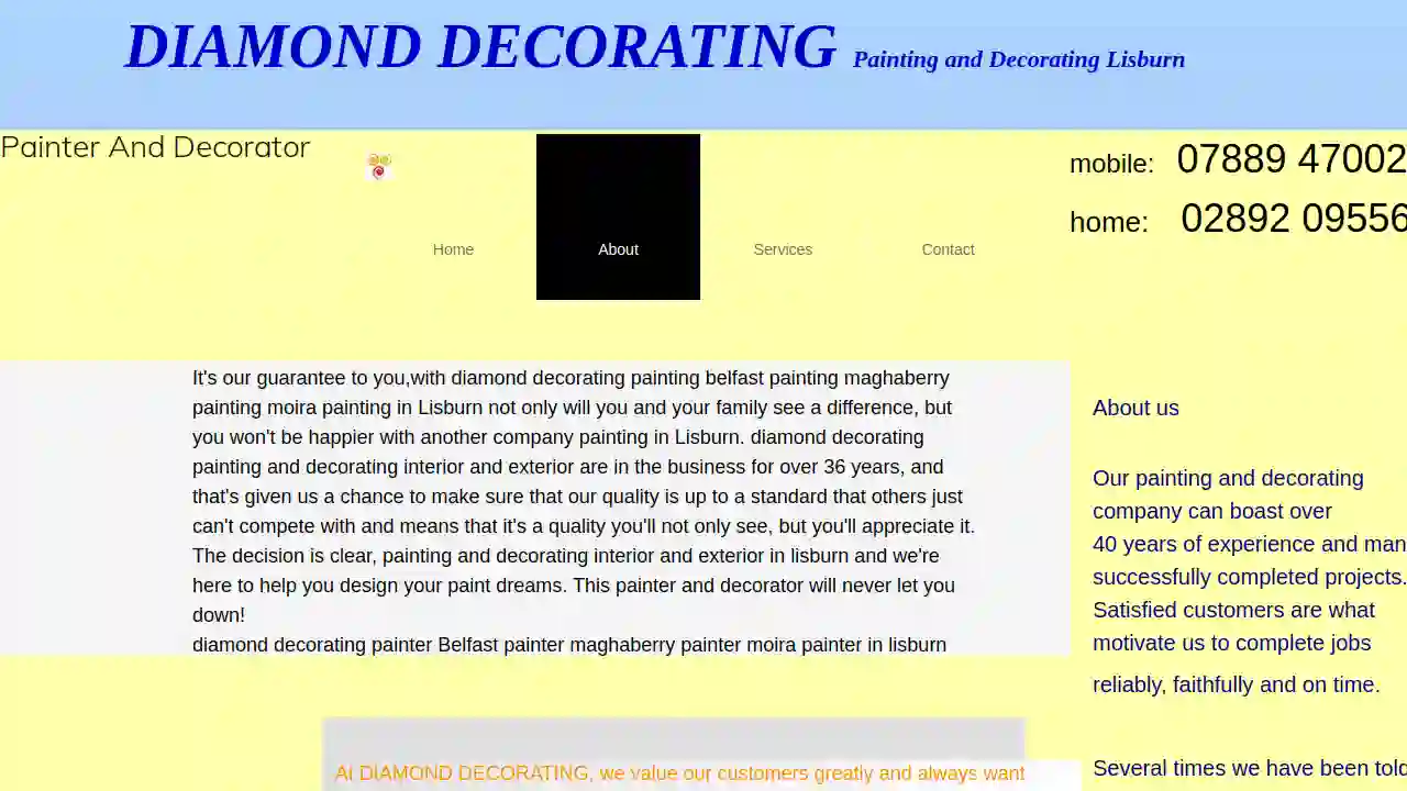 Diamond Decorating Painting And Decorating Lisburn