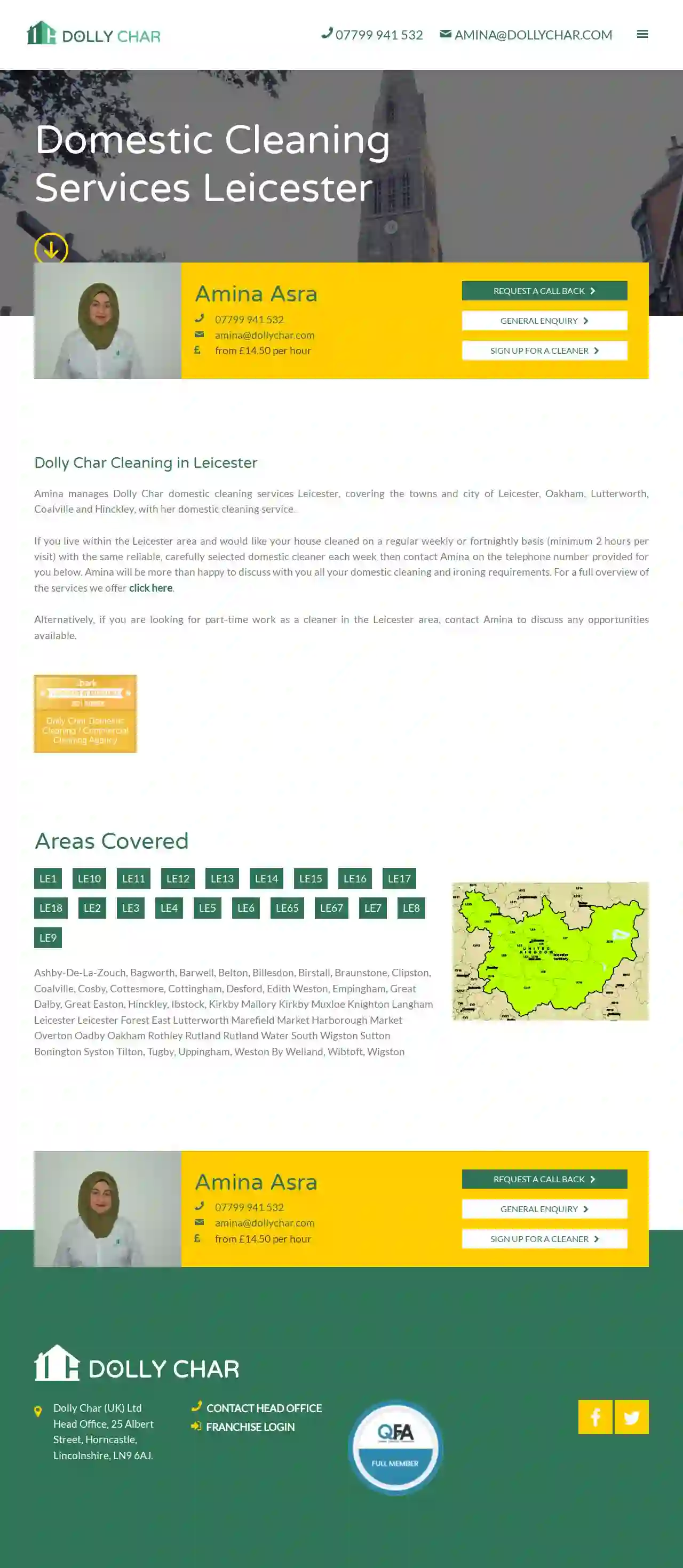 Dolly Char Domestic Cleaning Leicester