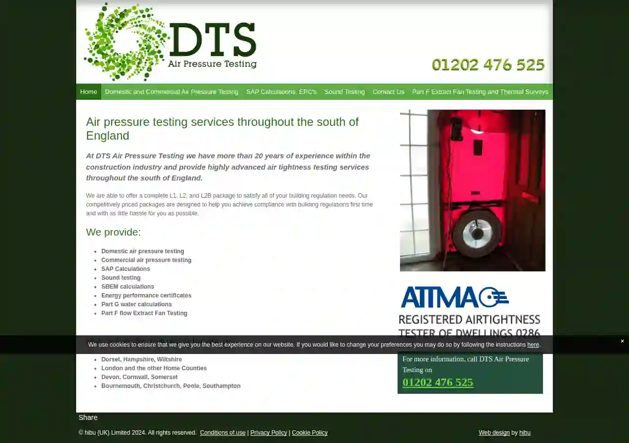 DTS Air Pressure Testing