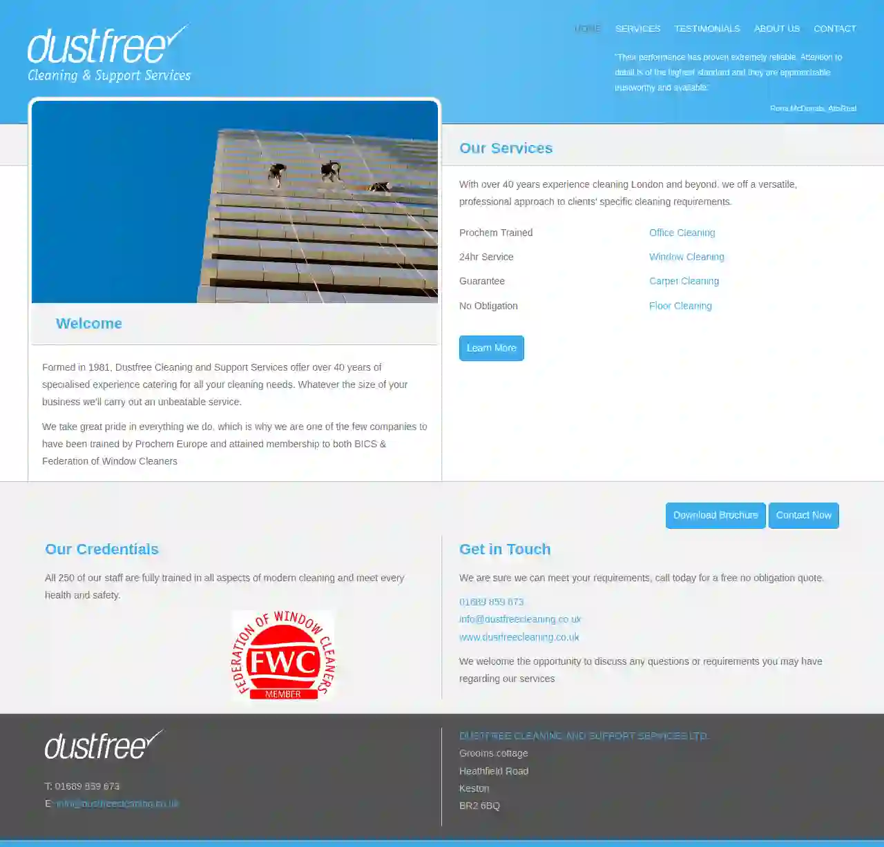 Dust Free Cleaning Co Ltd