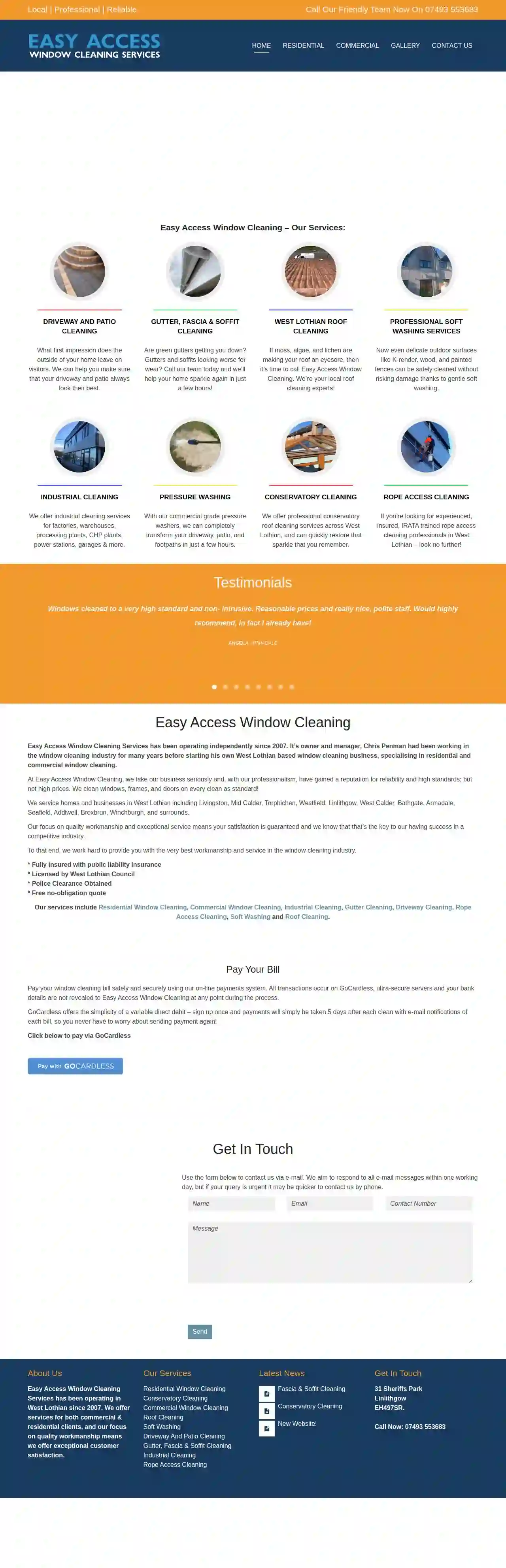 Easy Access Window Cleaning