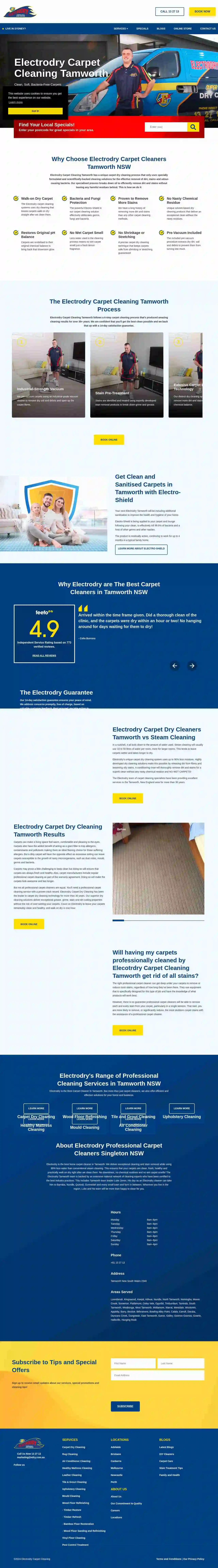 Electrodry Carpet Dry Cleaning Tamworth