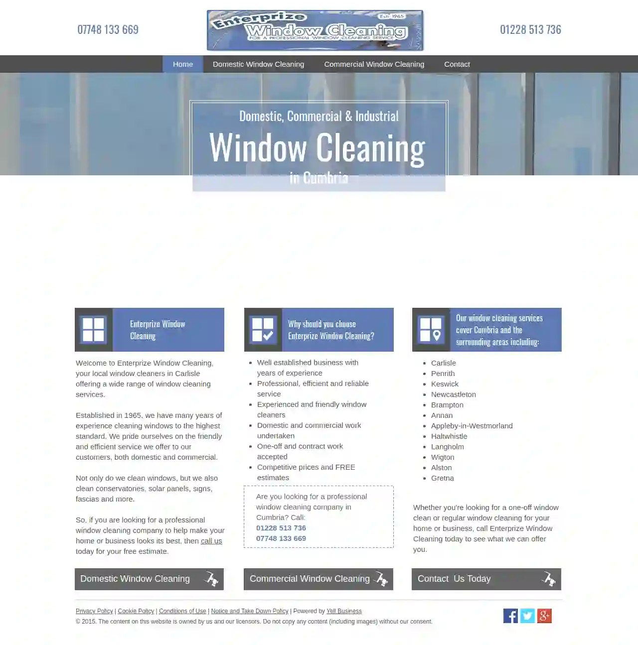 Enterprize window cleaning