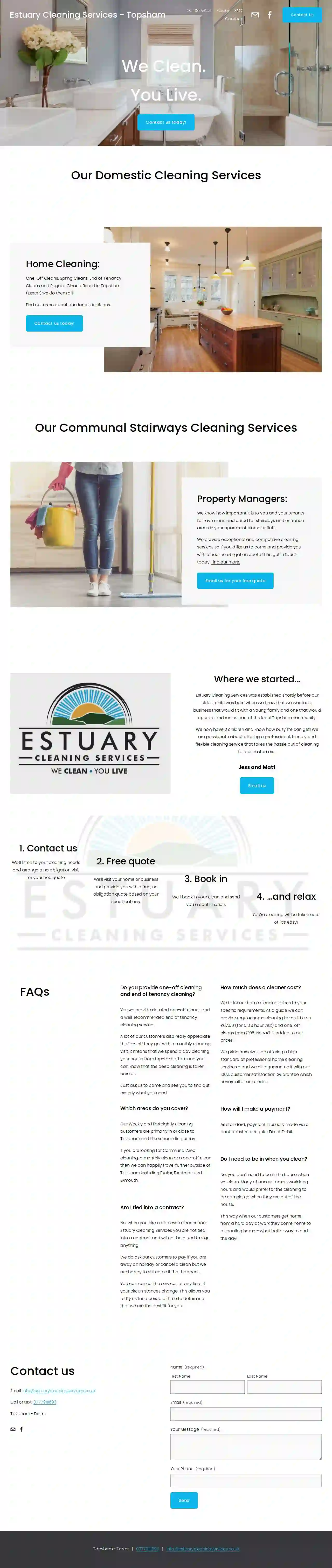 Estuary Cleaning Services