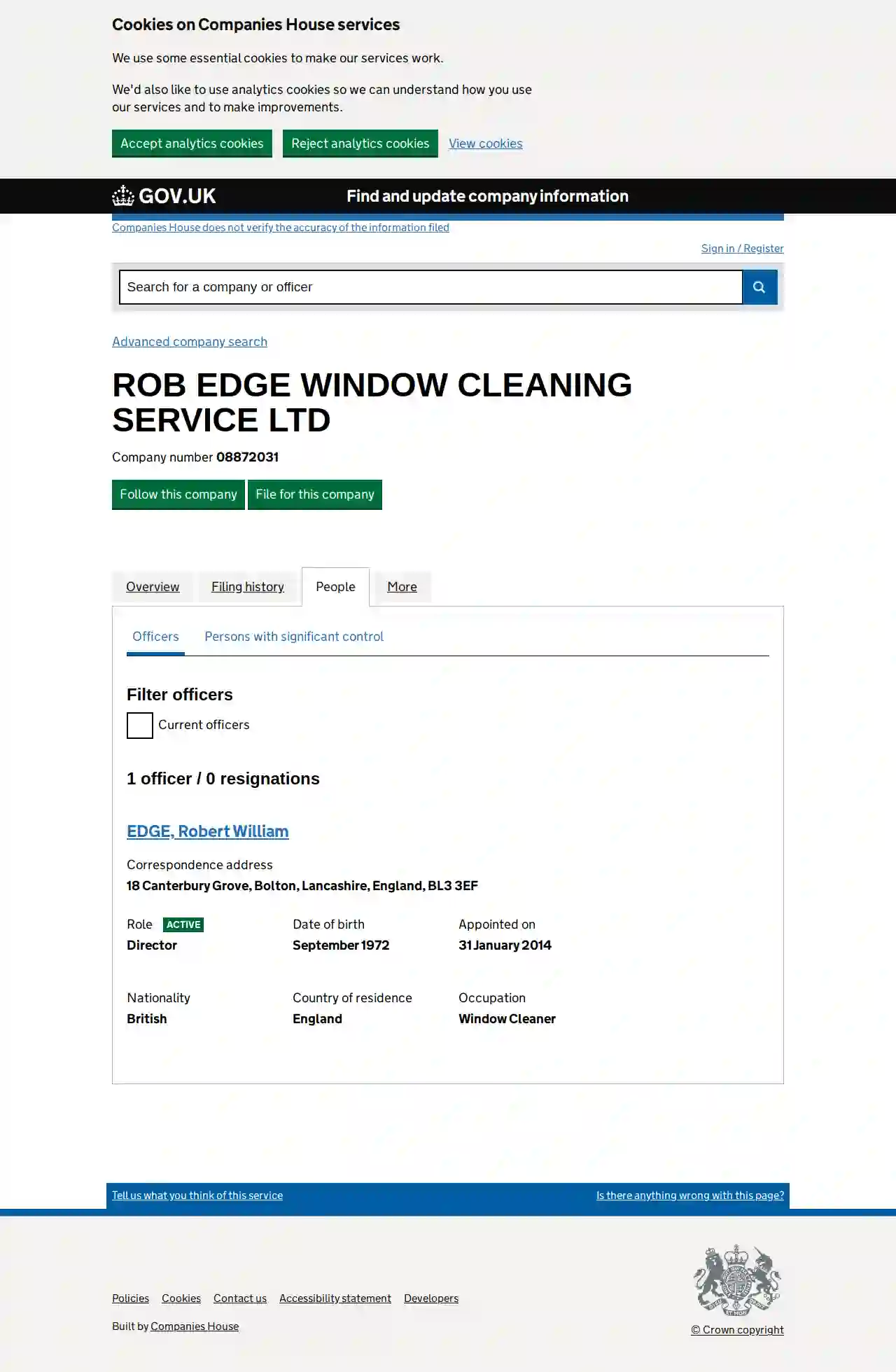 Rob Edge Window Cleaning Service Ltd.