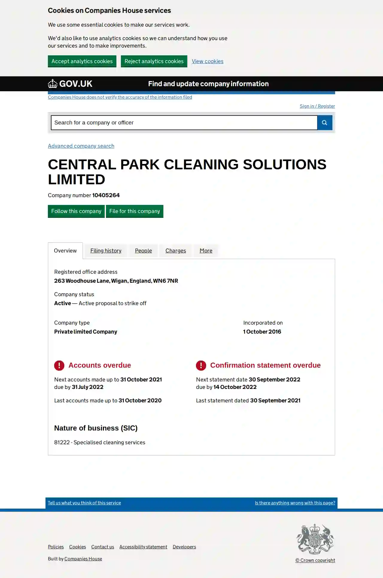 Central Park Cleaning Solutions Ltd