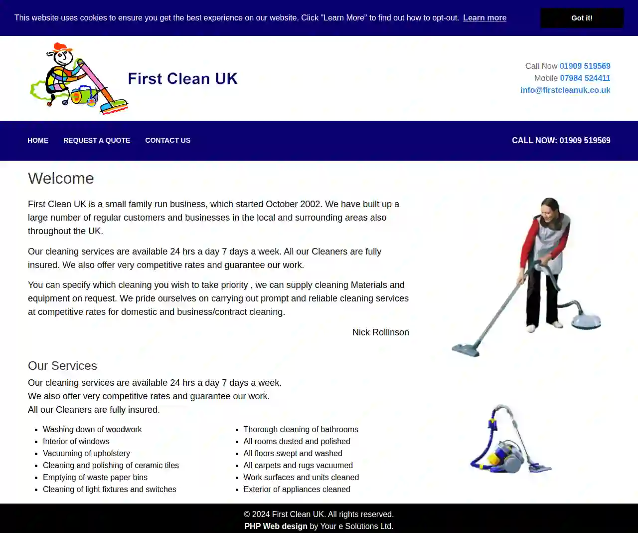 First Clean UK - Domestic & Commercial Cleaning Service