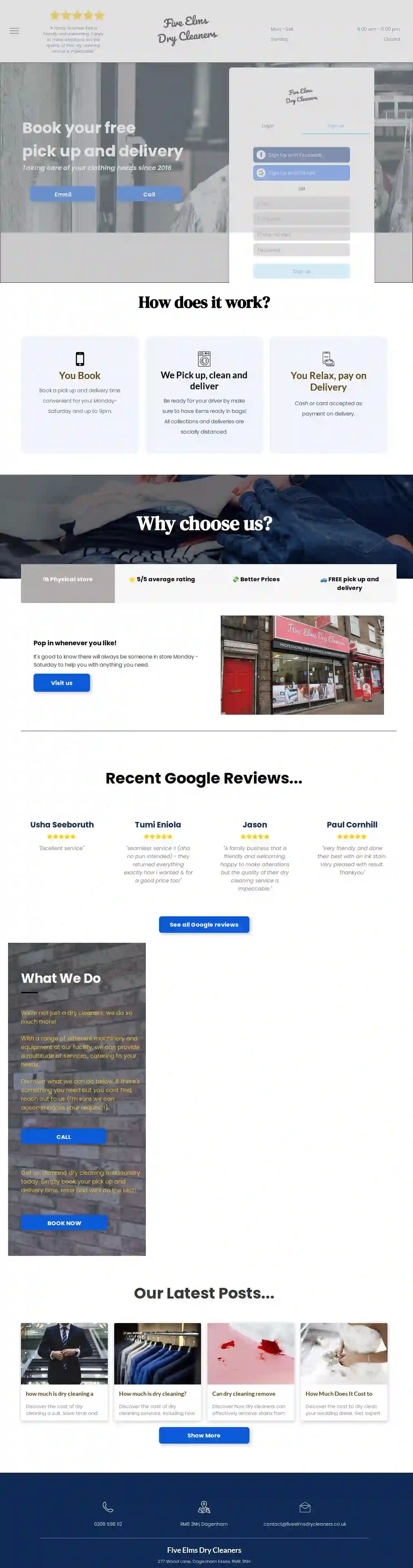 Five Elms Dry Cleaners