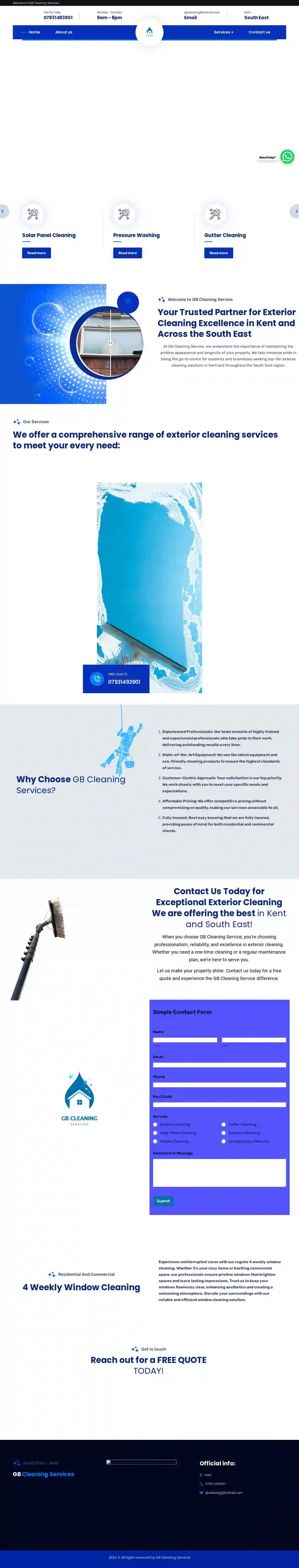 Gb Cleaning Services south east