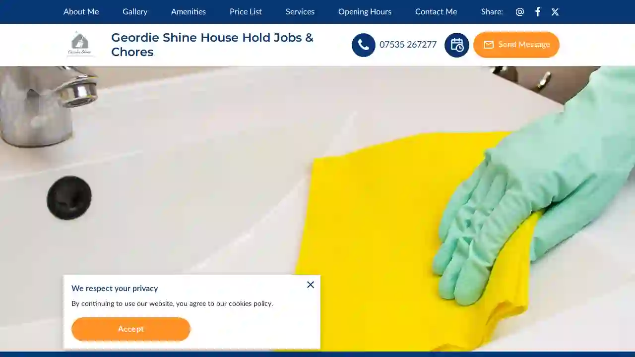 Geordie shine house hold jobs and chores