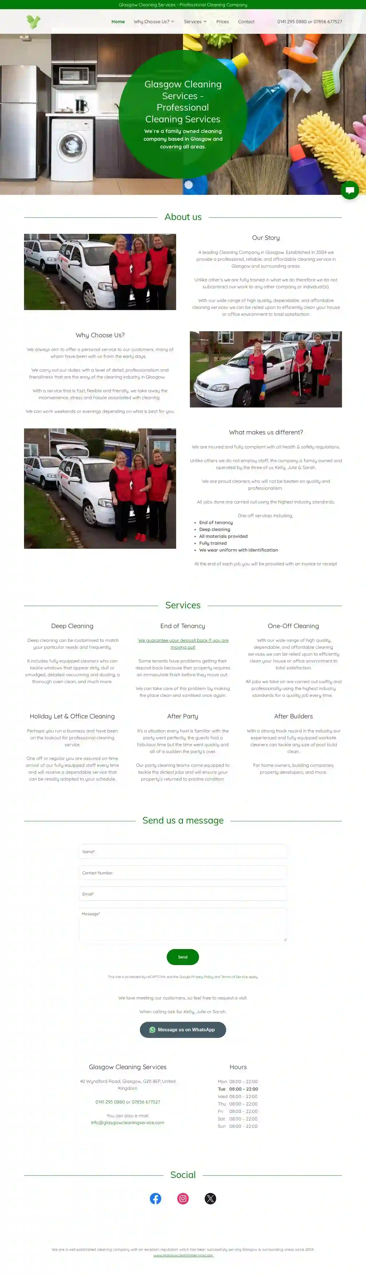 Glasgow Cleaning Services